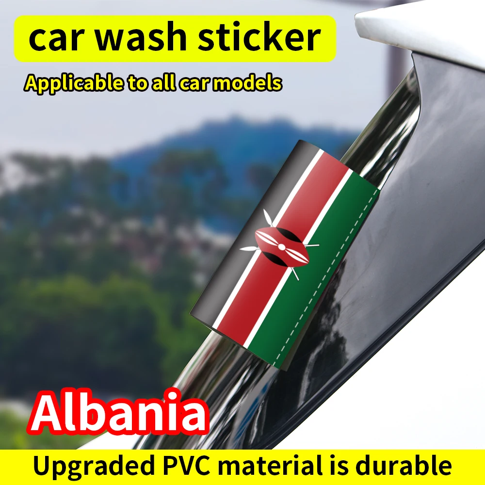 

Наклейки на дверные бирки автомобиля для флага Книи, универсальные этикетки для мойки автомобилей, водяная отметка, наклейки с логотипом для декора автомобиля, настраиваемые аксессуары