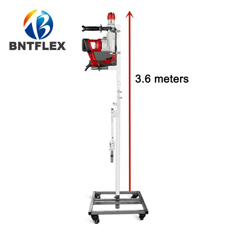 220V 3600mm Roof Hole Drilling Machine Hanging Rib Bracket Planting Lifter Ceiling Telescopic Automatic Electric Driller