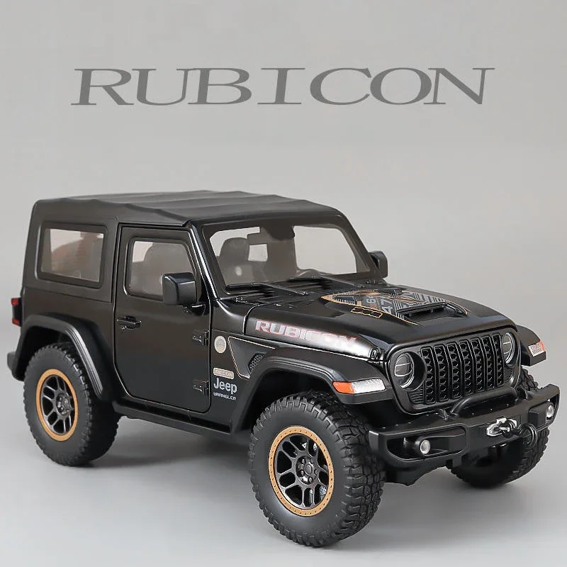 1:18 Jeeps Wrangler Rubicon 20th Alloy Diecasts & Toy Vehicles Metal Toy Car Model Sound and light Collection Kids Toy