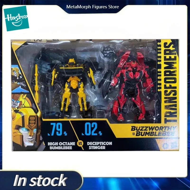 

Original Hasbro Transformers SS-79 HIGH OCTANE BUMBLEBEE SS-02 DECEPTICON STINGER Action Toy Figure Collection Model