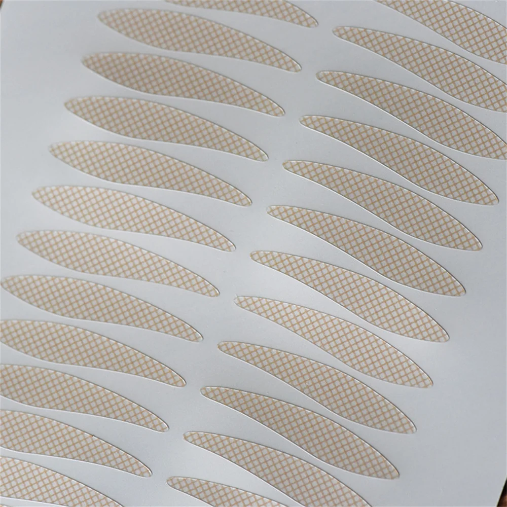 Adesivi in fibra impermeabile per palpebre 10 fogli Nastro autoadesivo invisibile per doppia palpebra in pizzo Adesivo per palpebre per trucco da donna