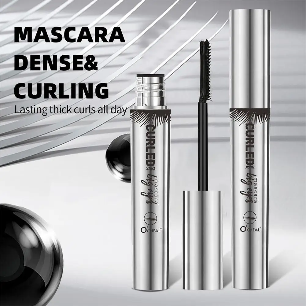 4D Mascara Eyelash Mascara Waterproof Thick Lengthening Mascara Curling Long Black Extension Persistent Effect Without Smudging