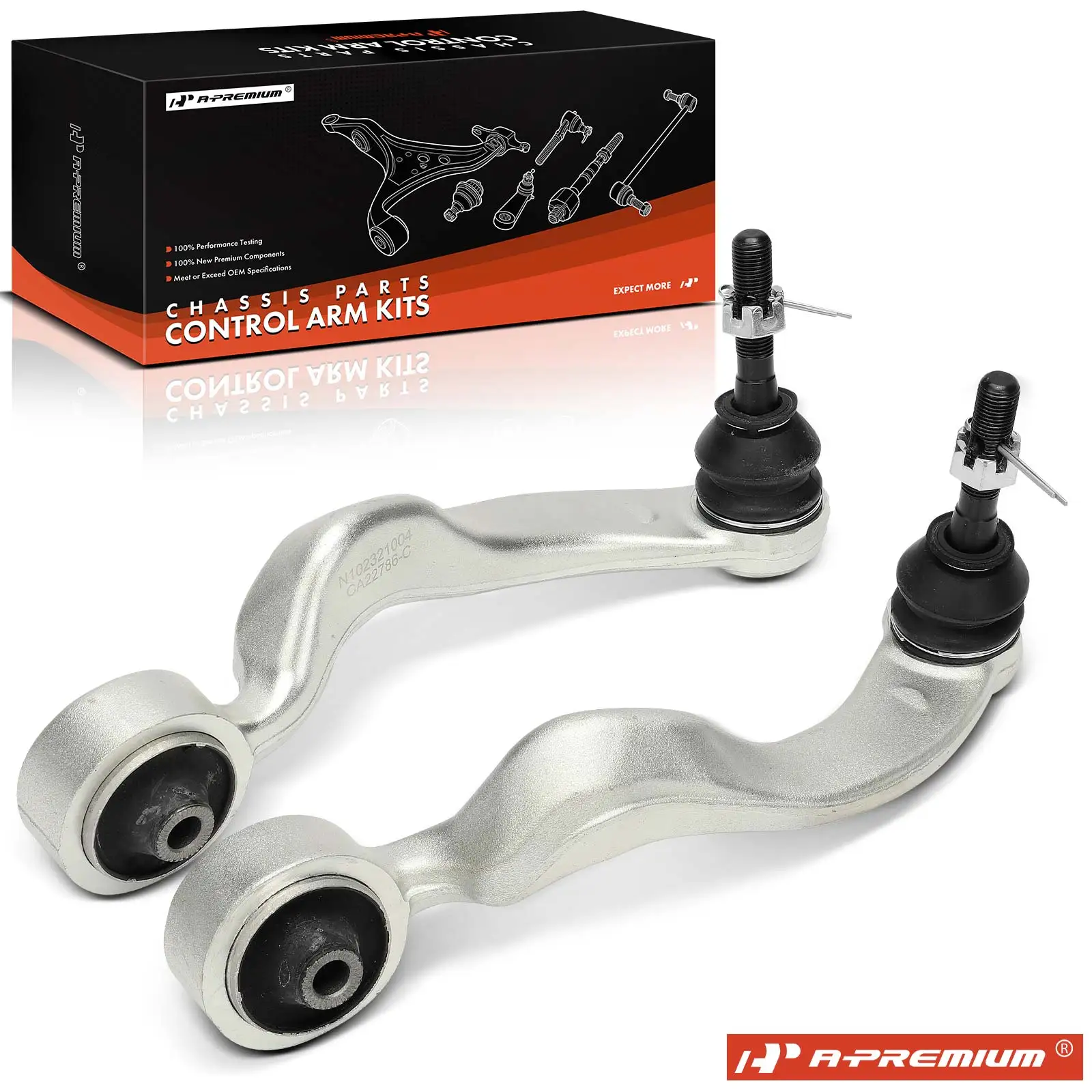 A-Premium 2x Front Upper Rearward Control Arm & Ball Joint Assy for Lexus LS460 2007-2017