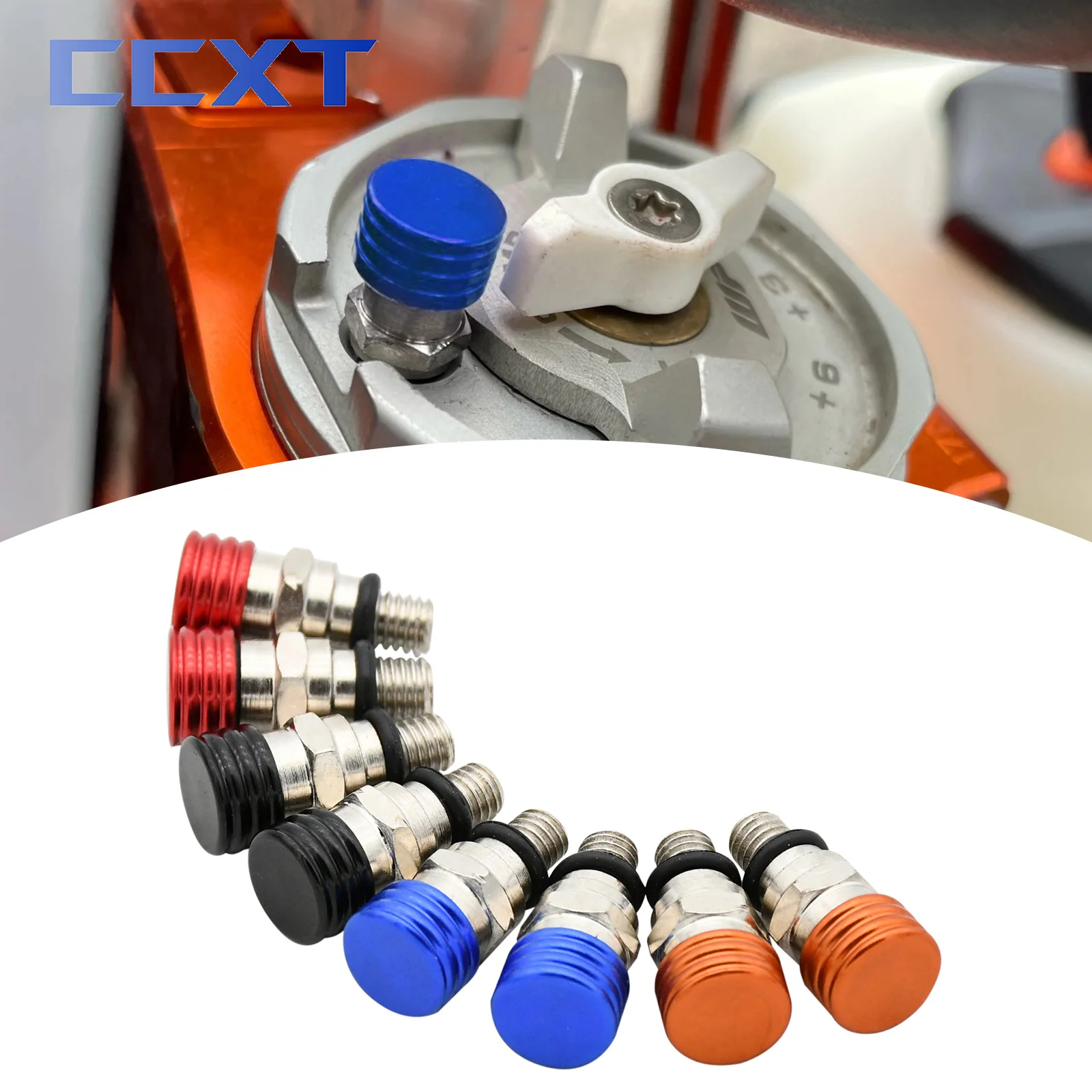 M5x0.8 Fork Air Bleeder Valve For Honda CR500 CR250 CR125 CR85 CR80 CRF150R CRF250R CRF250X CRF450R CRF450X Yamaha Kawasaki Part