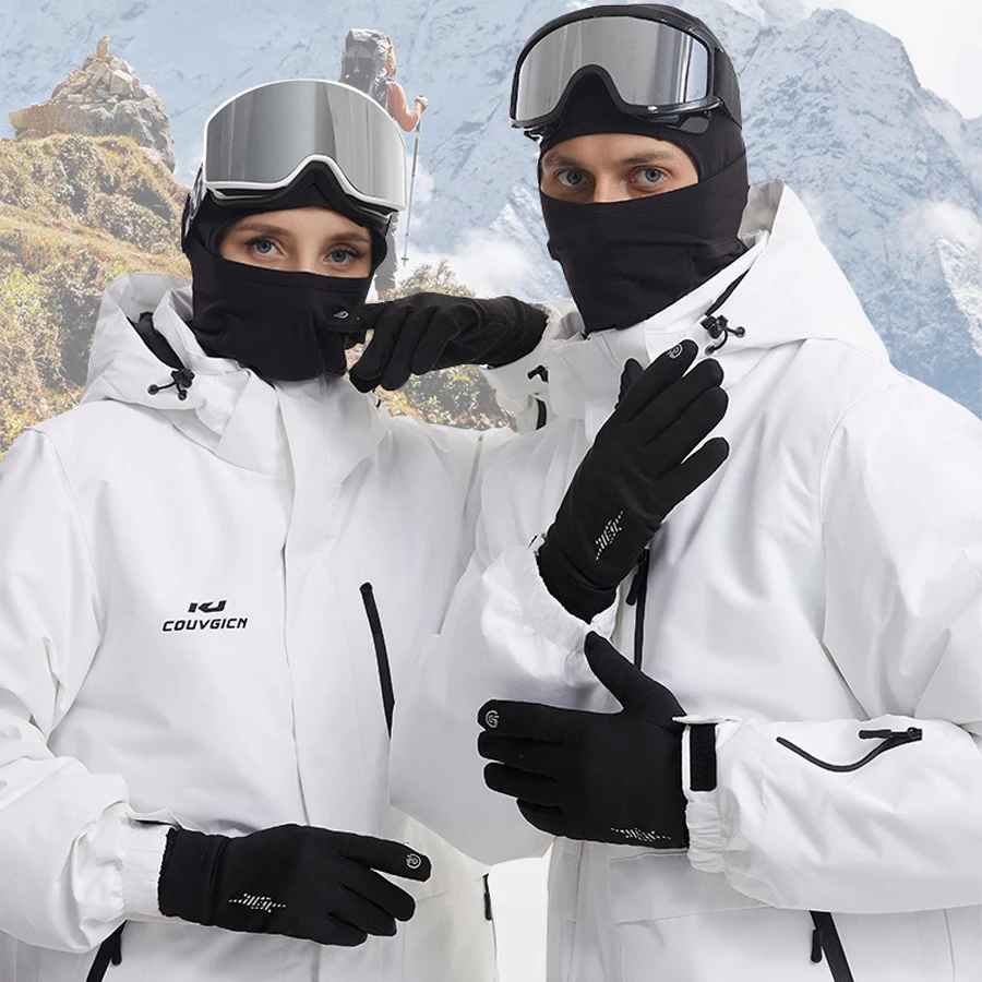 

Winter Gloves For Men Waterproof Windproof Cold Gloves Snowboard Motorcycle Riding Driving Warm Touchscreen Zipper Glove