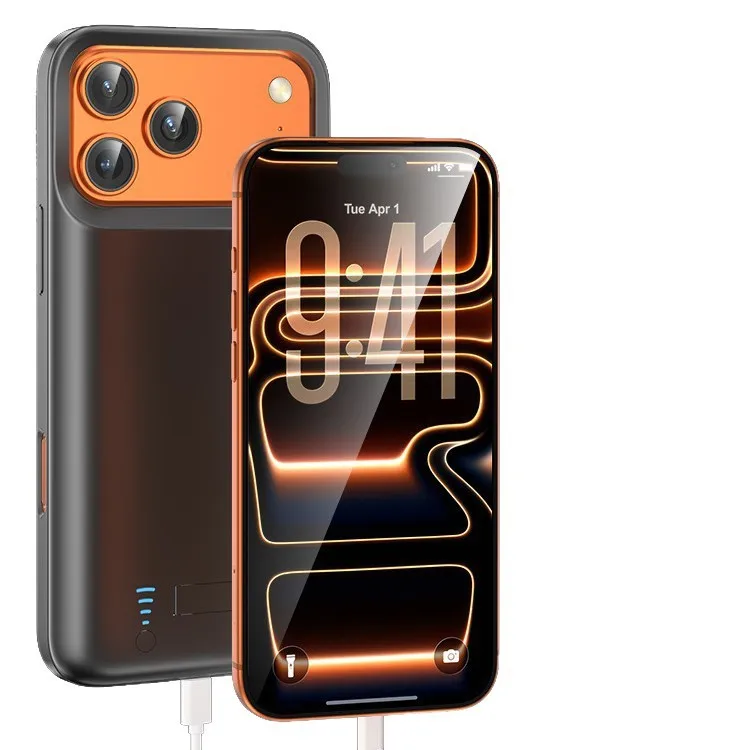 آيفون 17 برو ماكس الهواء الخلفي كليب بطارية الهاتف المحمول قوة البنك سعة كبيرة 5000mAh 6000mAh