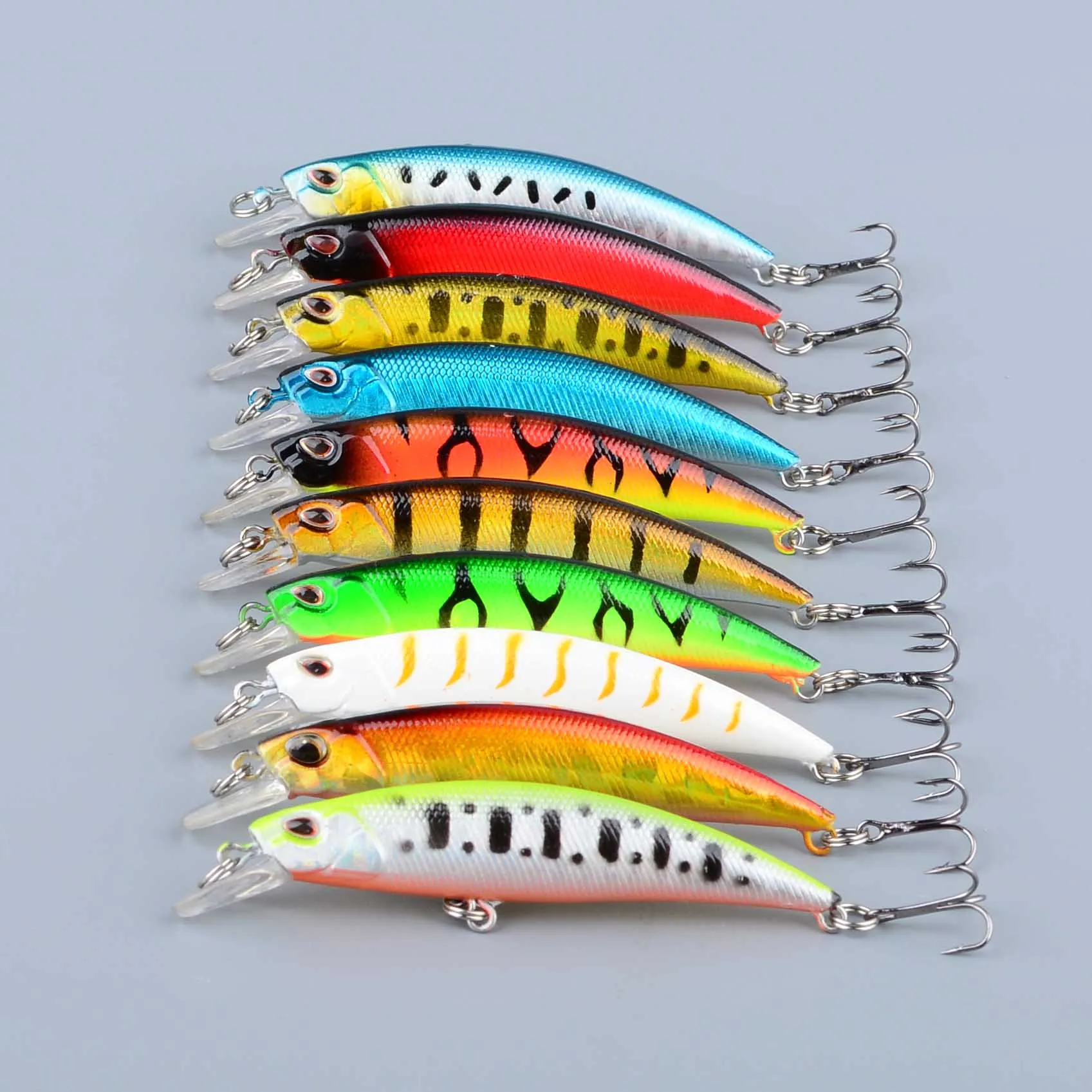 Crankbait Minnow de cebo duro para lubina y trucha en agua dulce - imagen 5