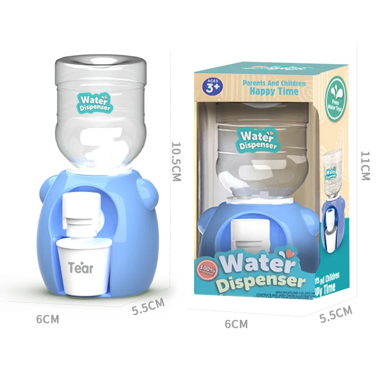 Lustige Mini Wasser Dispenser Nette Kreative Kaltes Wasser Saft Milch Trinkbrunnen Simulation Cartoon Kinder Küche Spielzeug Geschenke