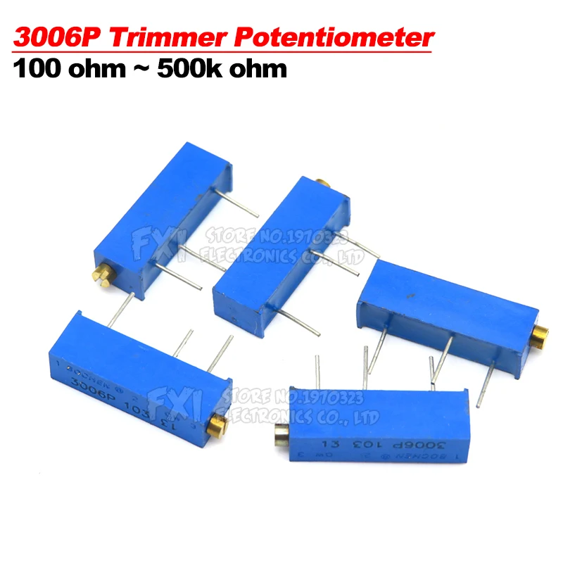 10PCS 3006P 100 Ohm… - image