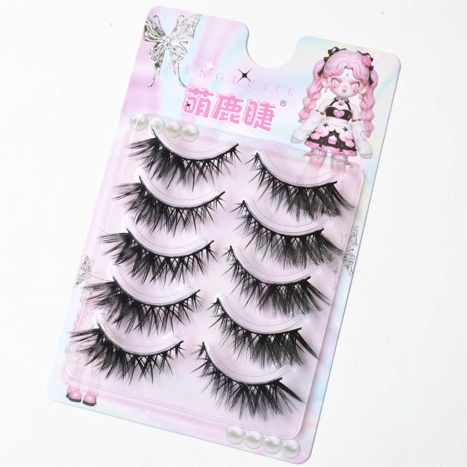 ขนตาปลอมหนา ยาว ฟู ดีไซน์แบบไขว้ สำหรับงานแต่งงาน ให้ลุคธรรมชาติ อุปกรณ์ต่อขนตาแต่งหน้า