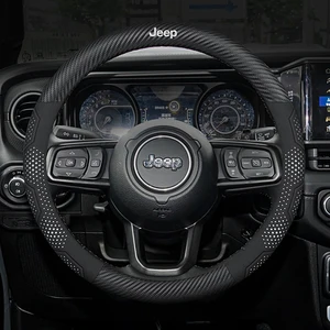 Autolenkernabdeckung für Jeep Grand Cherokee, XJ, SRT, Renegade, Kompass, Wrangler, JK, TJ, Patriot, Trail Hawk, Autozubehör 11 Hauptverkaufsabdeckung Lenkrad Renegade - №3