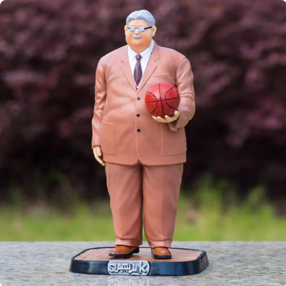 

21cm Slam Dunk Mitsuyoshi Anzai Figure Anime Slam Dunk Shohoku Action Figurine Pvc Gk Model Collection Toys Gift for Children
