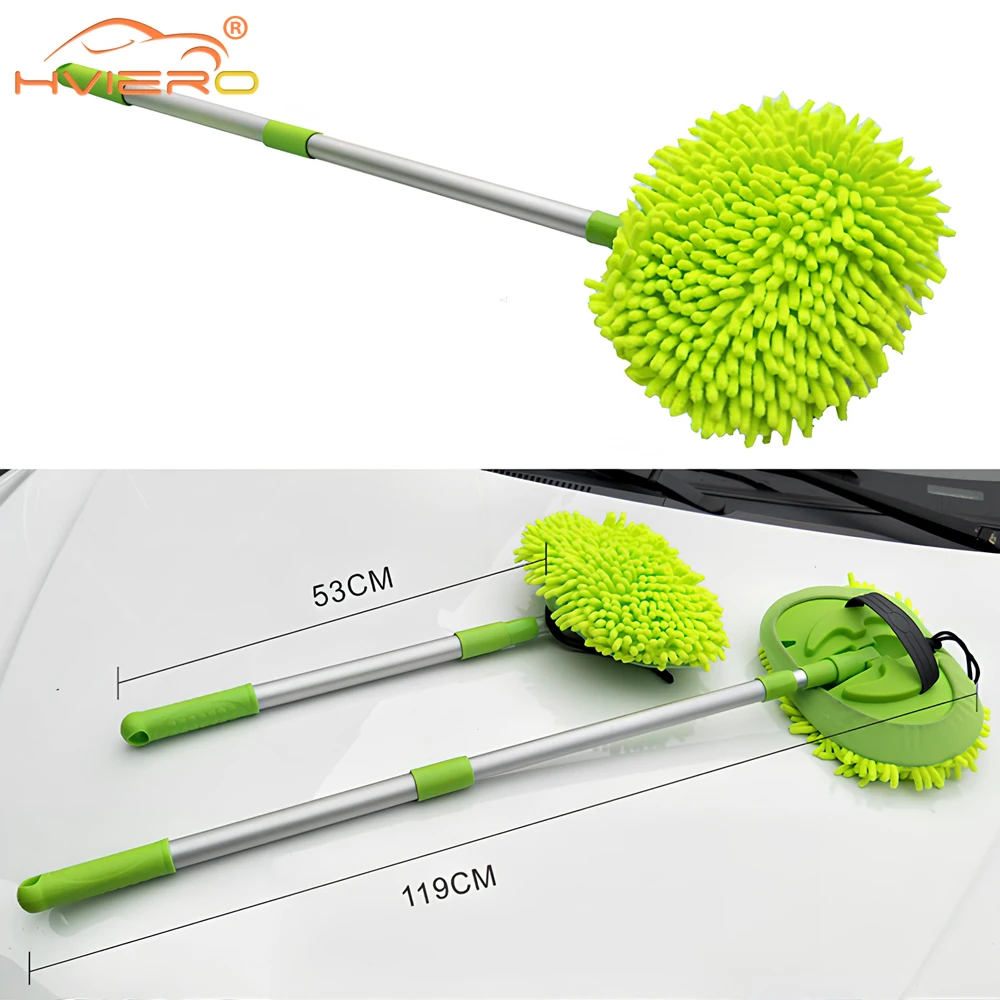 

Chenille Multi Function Car Wash Scrub Retractable Long Handle Mop Soft Hair Dust Blanket Maintenance Professional Beauty Tools