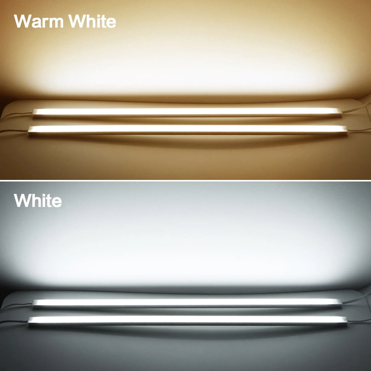 زيجبي LED أضواء الخزانات بار عدة 30/50 سنتيمتر عكس الضوء المزدوج الأبيض المطبخ الجرف خزانة ديكور تويا App/التحكم الصوتي لجوجل اليكسا