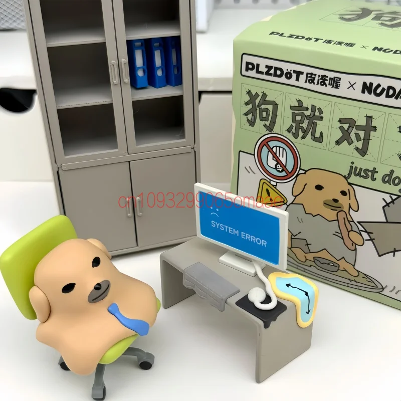 Neue Nudaeng Just Dog It Serie Blindbox Kawaii Figur Puppe Trendige Schreibtischdekoration Niedliche Überraschungsbox Sammlerstücke Geschenke