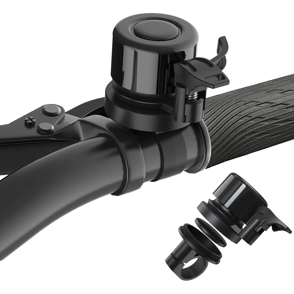 جهاز تتبع جرس الدراجة بنظام تحديد المواقع العالمي (GPS) لجهاز Apple AirTag Bike Mount GPS Tracker مضاد للسرقة، محدد موقع جرس الدراجة الكلاسيكي العالمي