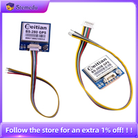 Beitian BS-280 BS-280B GPS Receiver Module Glonass BeiDou UART TTL RS232 Level with Flash + GPS Antenna for Pixhawk APM