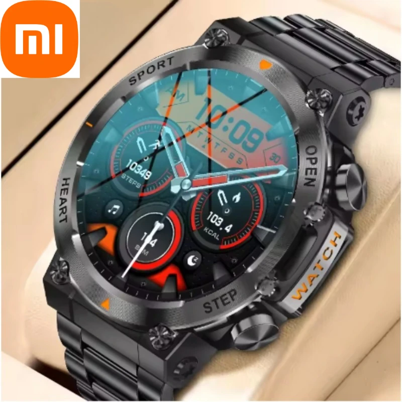 

Xiaomi 2025 Новые умные часы с беспроводным вызовом для мужчин Спорт на открытом воздухе Фитнес Сверхдлительный срок службы батареи Мужские умные часы для Android IOS