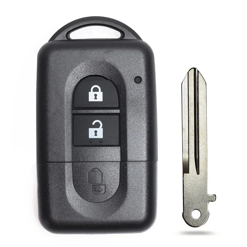 2 botão chave do carro fob inteligente remoto para nissan x-trail juke micra navaranote qashqai keyless fob id46/4d60 chip 433mhz 285e34x00a