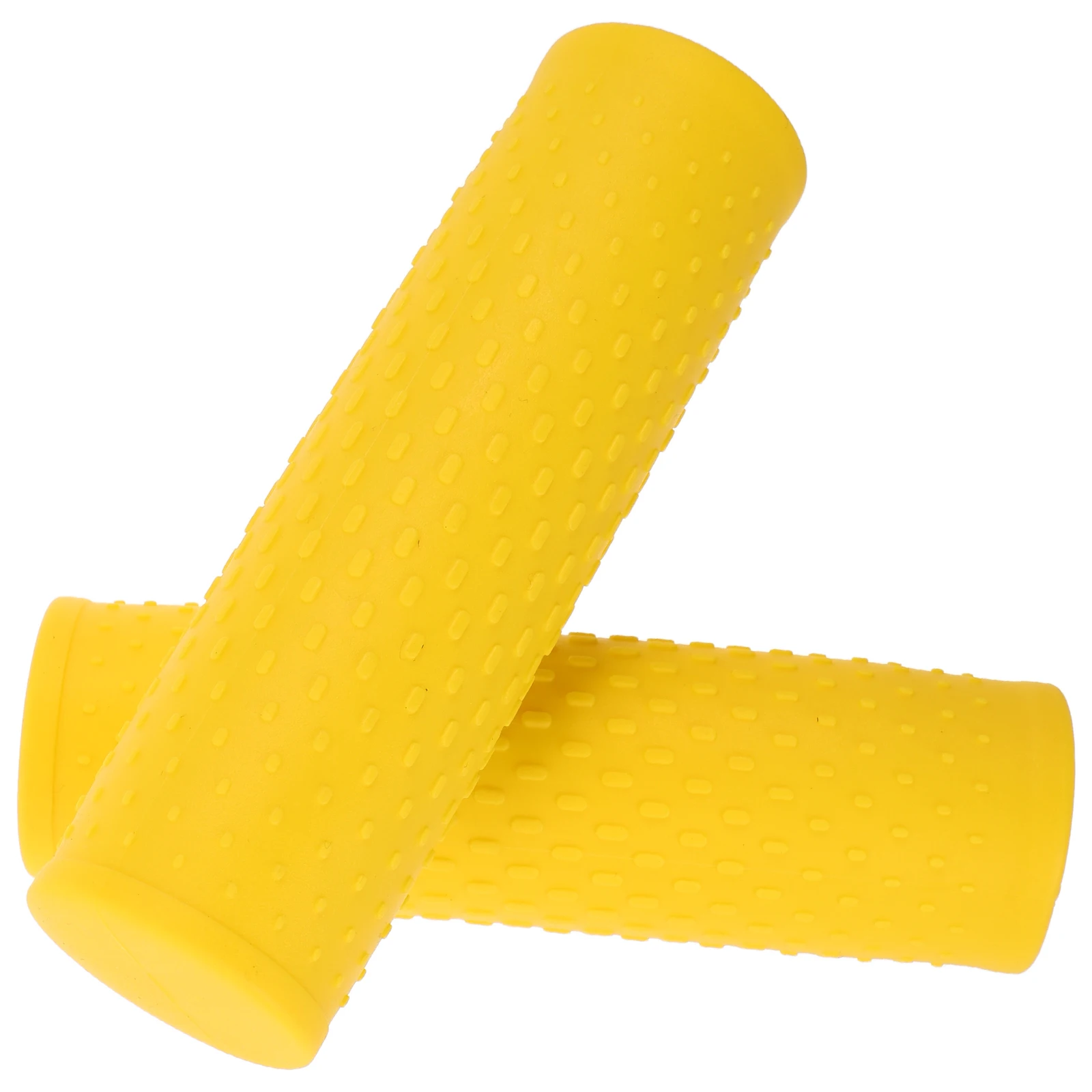 

2pcs Electric Scooter Accessories Comfortable Rubber Handlebar Grips Black Nonslip Durable Replacement Bike Scooter Parts