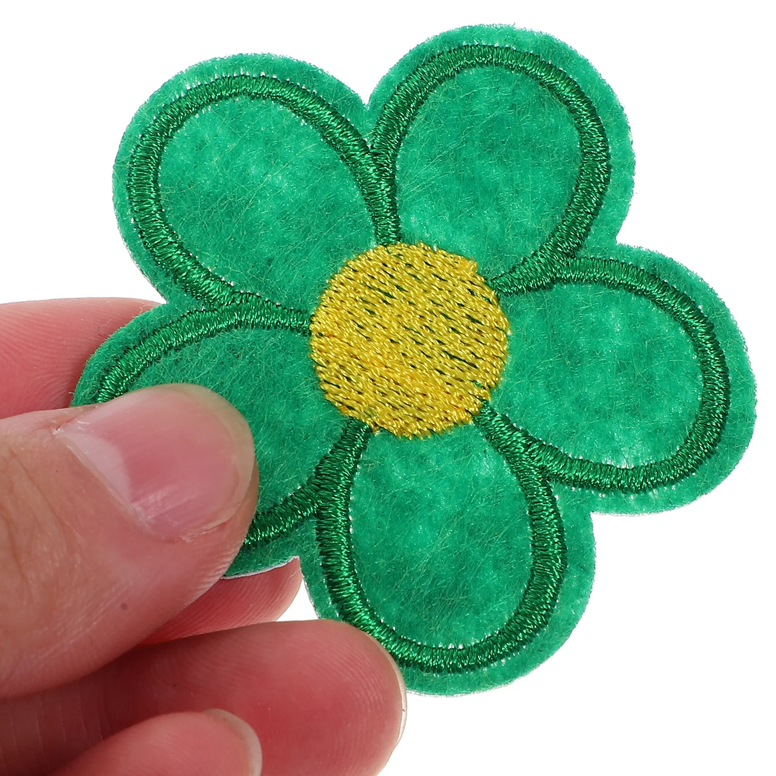 

40Pcs Embroidered Patches for Clothes Bags Hats Iron on Appliques DIY Decoration Appliques for Clothes Flower Iron on Patches