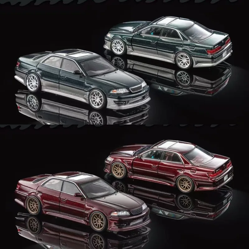 mortal-1-64-toyota-mark-ii-jzx100-jdm-classic-vehicle-static-diecast-model-car-collectible-ornament