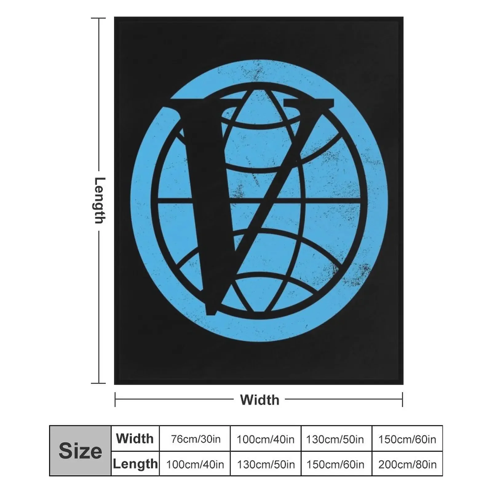 Venture Industries logo — The Venture Bros. Throw Blanket Custom Decorative Sofas Bed linens Multi-Purpose Blankets