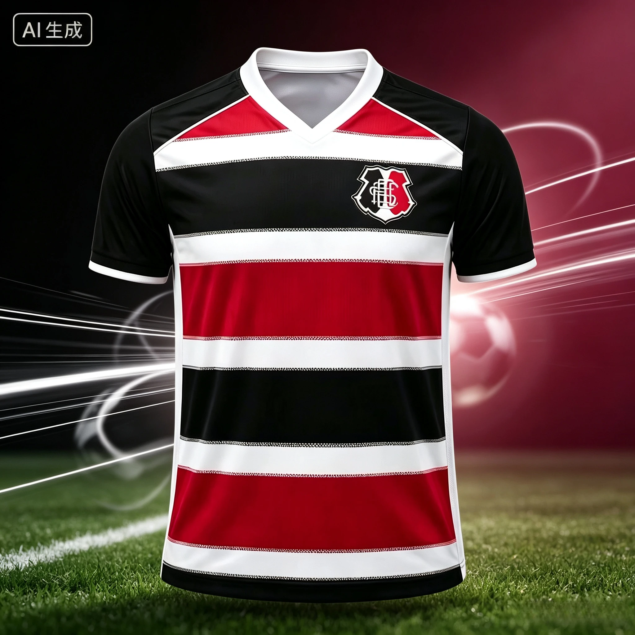 2026/27 Camisa de Futebol Unissex Santa Cruz com Gola Polo, Camisa Respirável de Malha com Estampa 3D, Camisa de Secagem Rápida para Esportes de Verão Masculinos