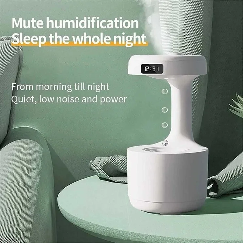 NEW Gravity Humidifier New Ultrasonic Humidifier with Dual Power-Off Protection Large Capacity Air Humidifierw for Home/Office