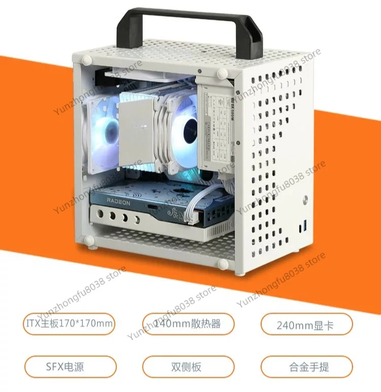 G60S ミニPC ケース シルバー Amazon.com: Mini ITX Gaming PC Case