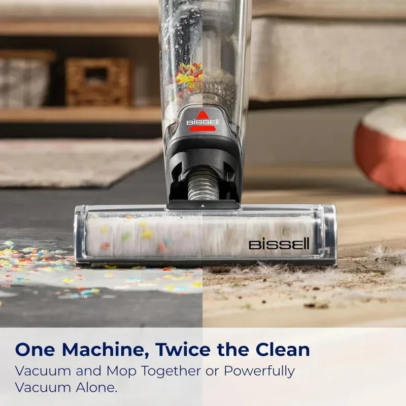 TGBFABISSELLS. ®   كروس ويف ®    OmniForce ™     منظف الأرضيات الصلبة متعدد الأسطح، مكنسة رطبة وجافة مع وضع مكنسة كهربائية جافة مخصصة، 3882، علي