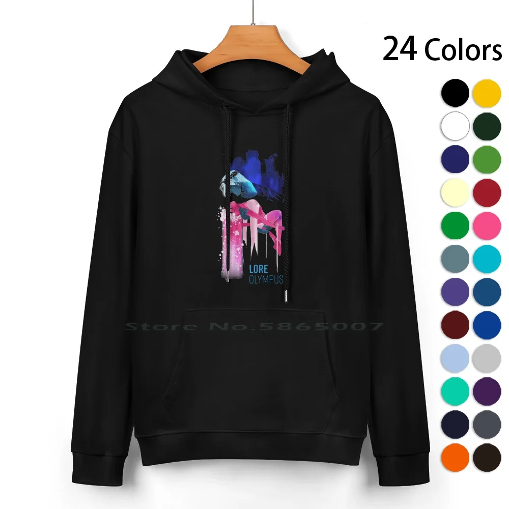 Lore Olympus Hades & Persephone Girls Pure Cotton Hoodie Sweater 24 Colors Nature Green Bird Wildlife Parrot Colorful Travel