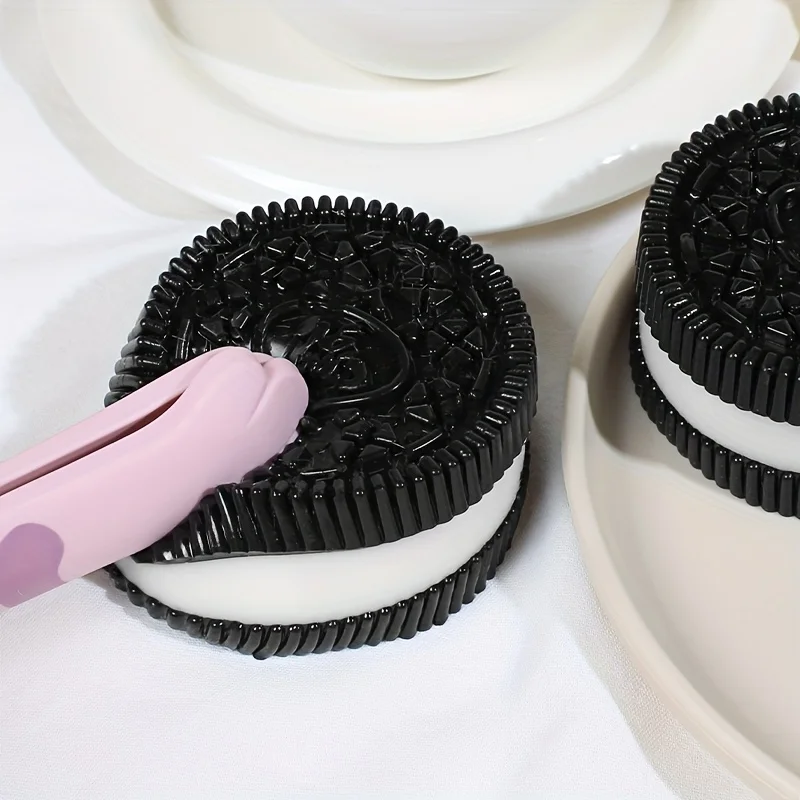 Super morbido fatto a mano biscotto nero decompressione Taba giocattoli squishy alleviare lo stress lento rimbalzo giocattolo agitarsi per adulti rilassamento