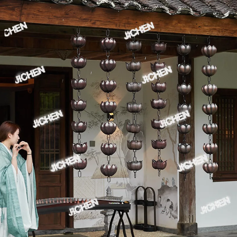 

Neu Outdoor rain chain Eaves drainage chain Rain Gutter water diversion chain