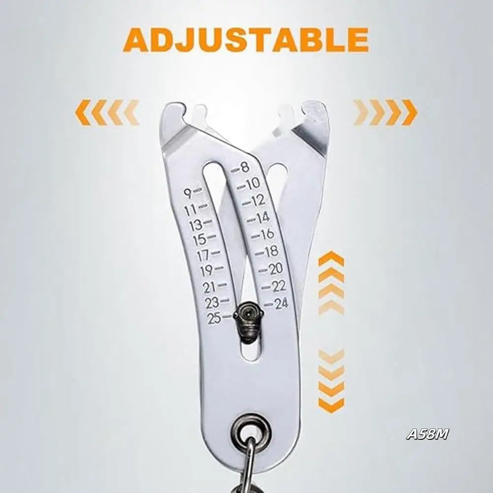 

Portable Precise Thread Size Checker Keychain