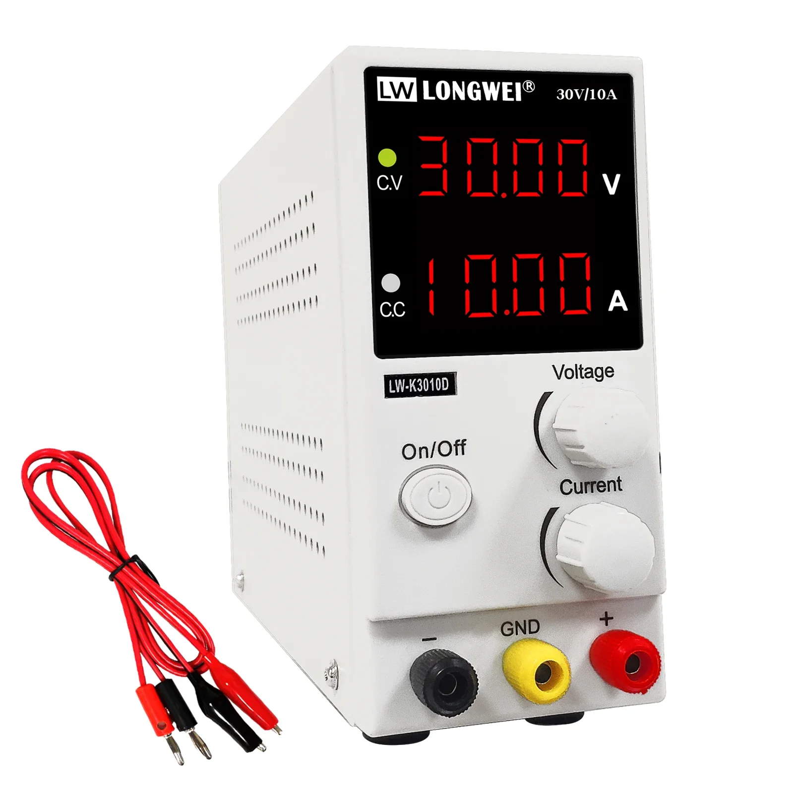 Factory Hot sales LW-K3010D  output 0-30V  0-10A  adjustable bench DC power supply with 4 digits  Green LED display