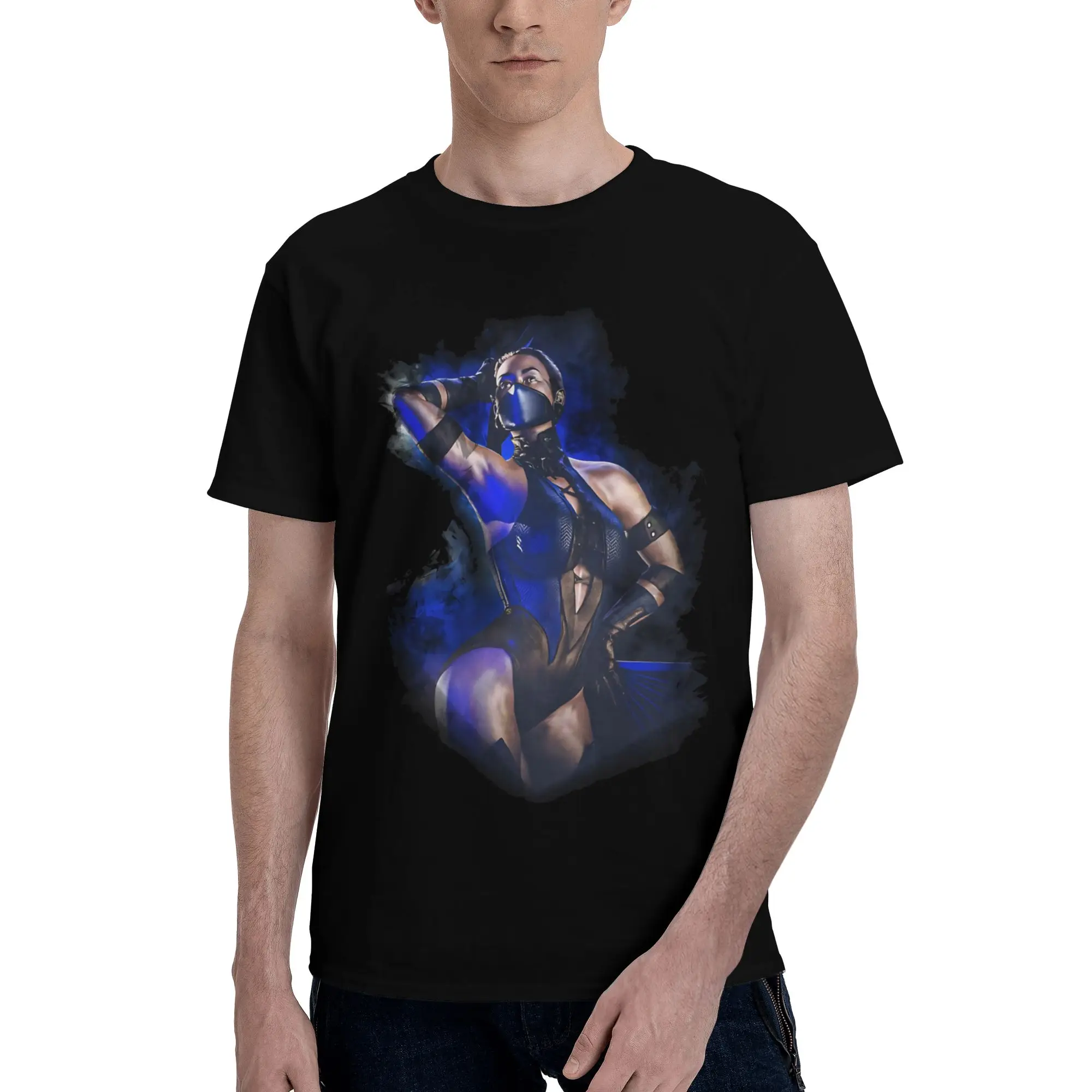 Mens Womens Kitana You Will Learn Respect Mortals Kombats T Shirt 100% Cotton Printed Tee Shirts  Top Clothing