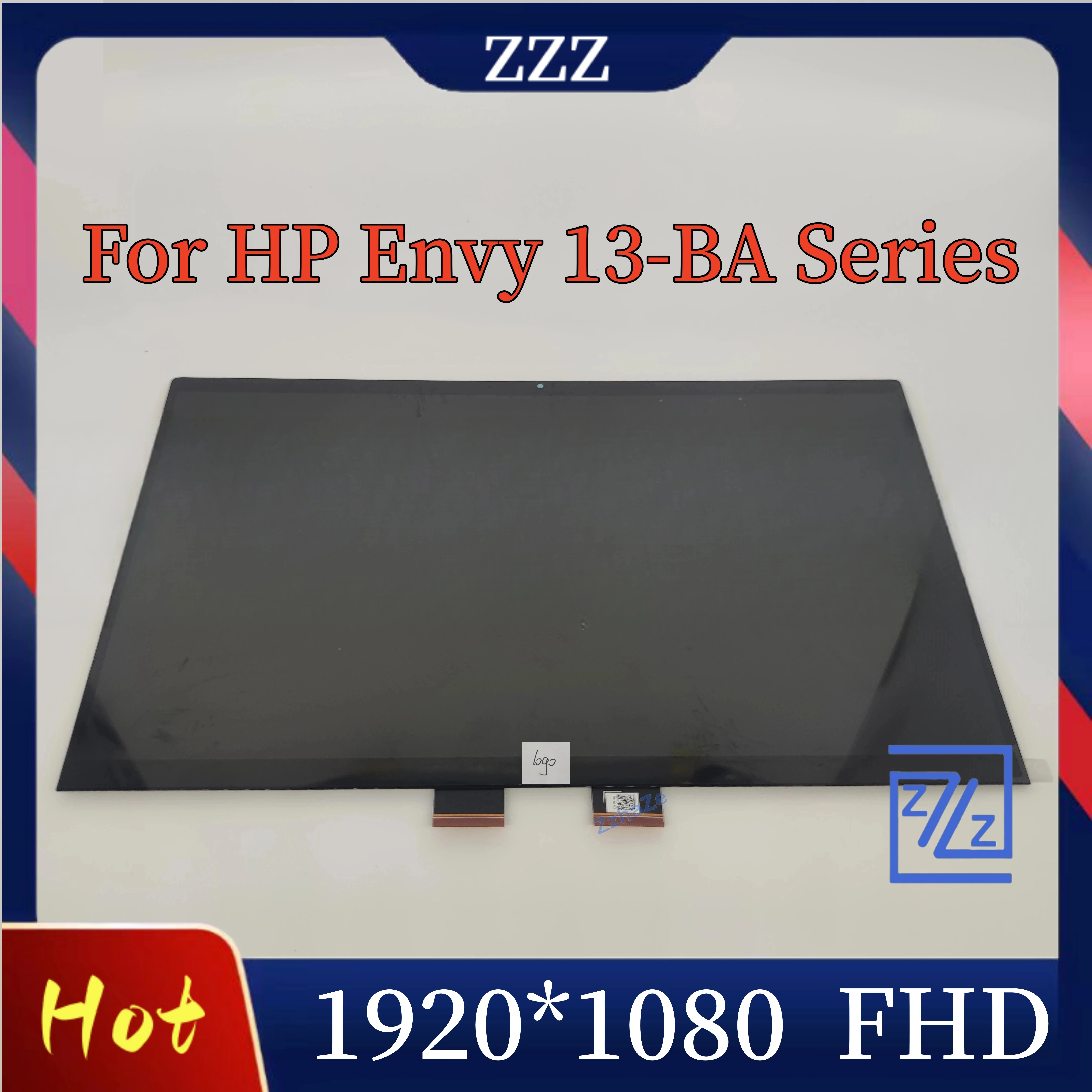 Imagem -03 - Polegadas Tela Lcd para hp Inveja 13 ba 13-ba000 Série Touch Screen Digitalizador Montagem L96787001 13.3