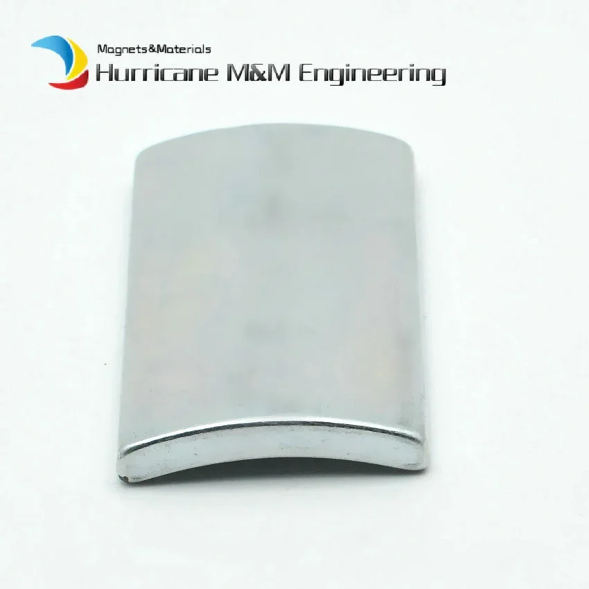 NdFeB Arc Segment OR39.5xIR35.5xL50xW26xT4 mm High Torque Servo Motor Neodymium Permanent Rotor Stator Stepper Magnets