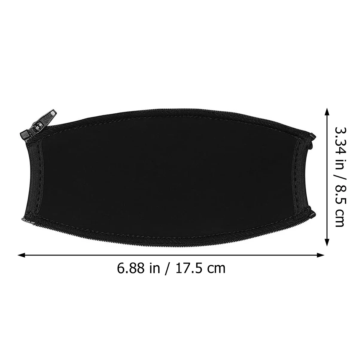 

Headphone Headb Pad Replacement Covers Zipper Protector Compatible QC15 5 QC35II headphone headb cover