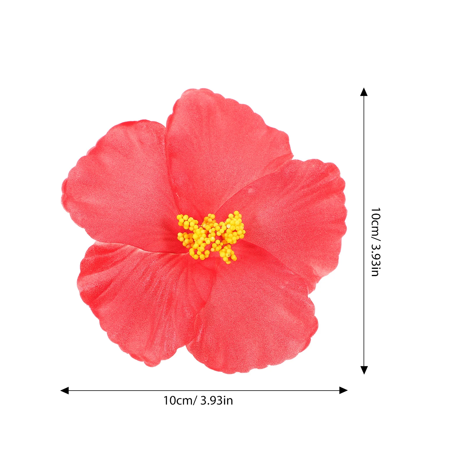 10 قطعة زينة الزهور الاصطناعية وهمية زهور الكركديه للديكور المنزل الاستوائية Diy بها بنفسك لوازم الحفلات هاواي موضوع منضدية