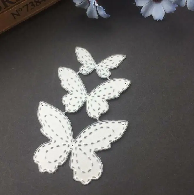 Butterfly Metal stencil mold Cutting Dies decoration scrapbook die cuts Album Paper Craft Embossing DIY Card Crafts