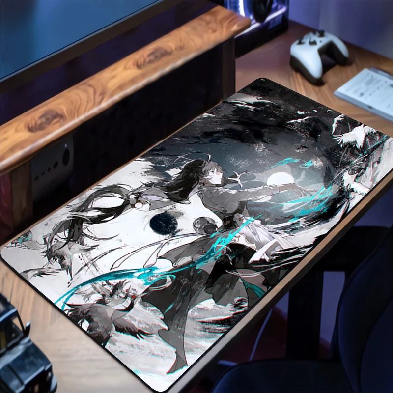 Gaming Mousepad Wuthering Waves Jianxin Anime Mouse Mat Office Gamer Computer Mouse Pad HD Print Big Desk Mat PC carpet Mousepad