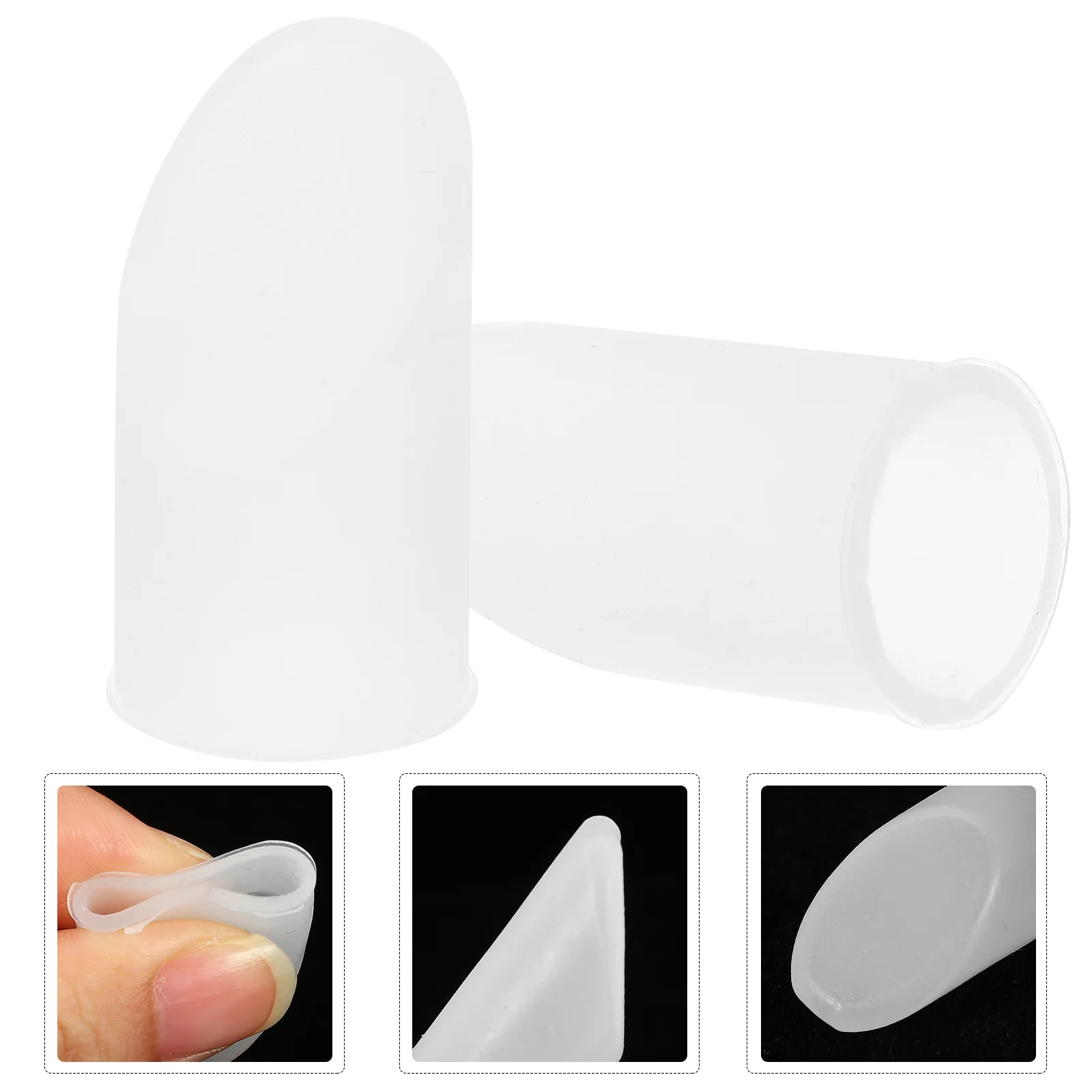 

2pcs Teapot Spout Cover Anti Leak Protective Silicone Cap Dustproof Heat Insulated Spout Sleeve for Use Premium