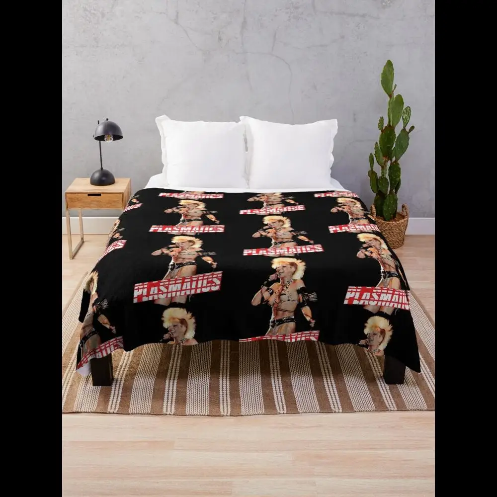 

Одеяло Plasmatics Band, мягкий уютный флис для дивана или кровати, идеально подходящее для домашнего декора и подарка