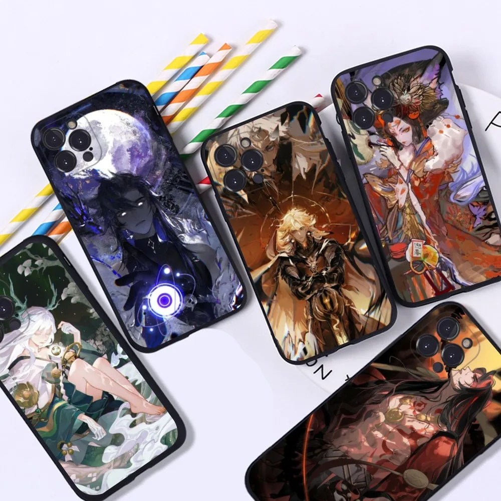 Onmyoji Phone Case For iPhone 6 7 8 Plus 11 12 13 14 Pro SE 2020 MAX Mini X XS XR Back Funda Cover