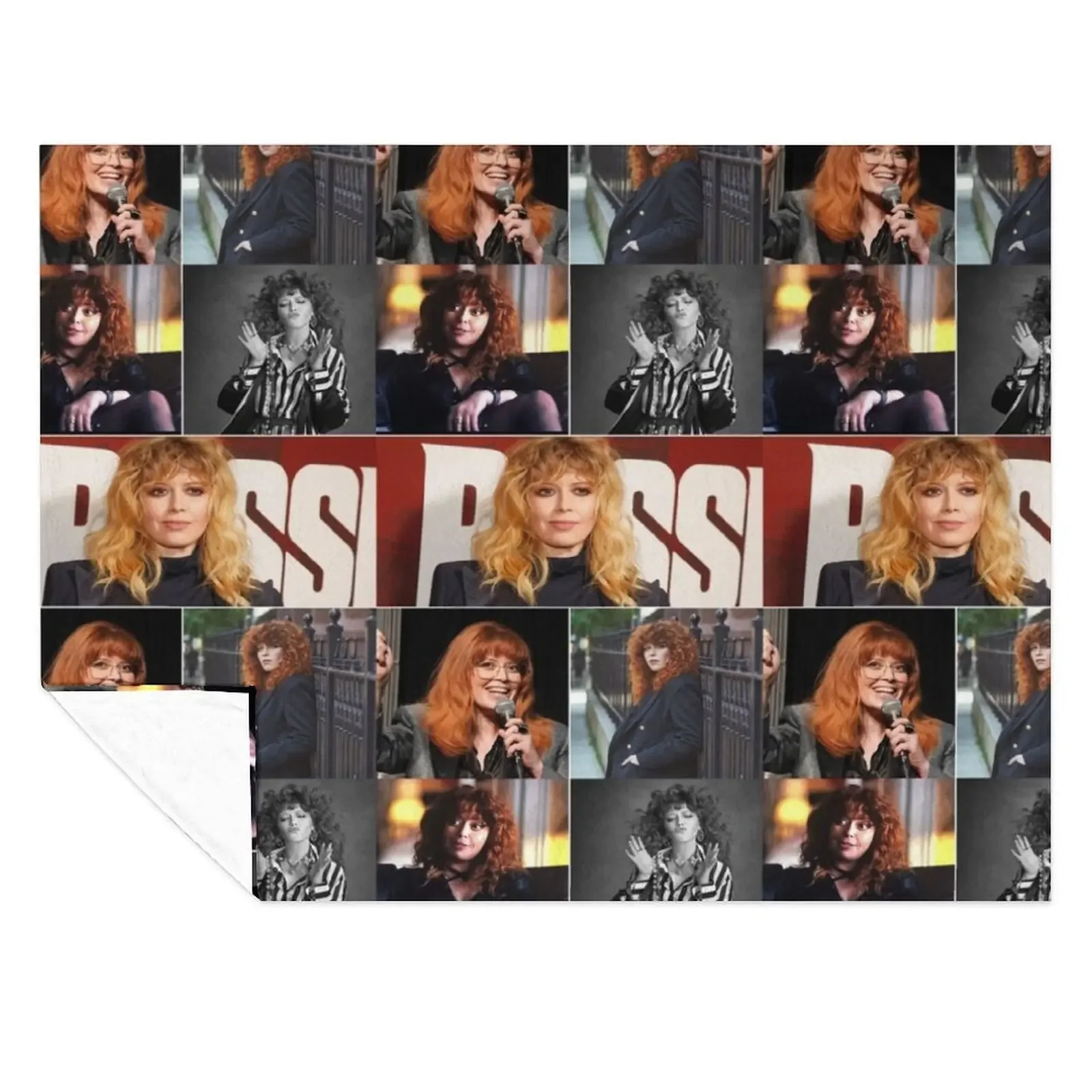 

Natasha Lyonne American actress Beautiful Fan Made Aesthetic Collage - 1 Throw Blanket Polar Moving Blankets