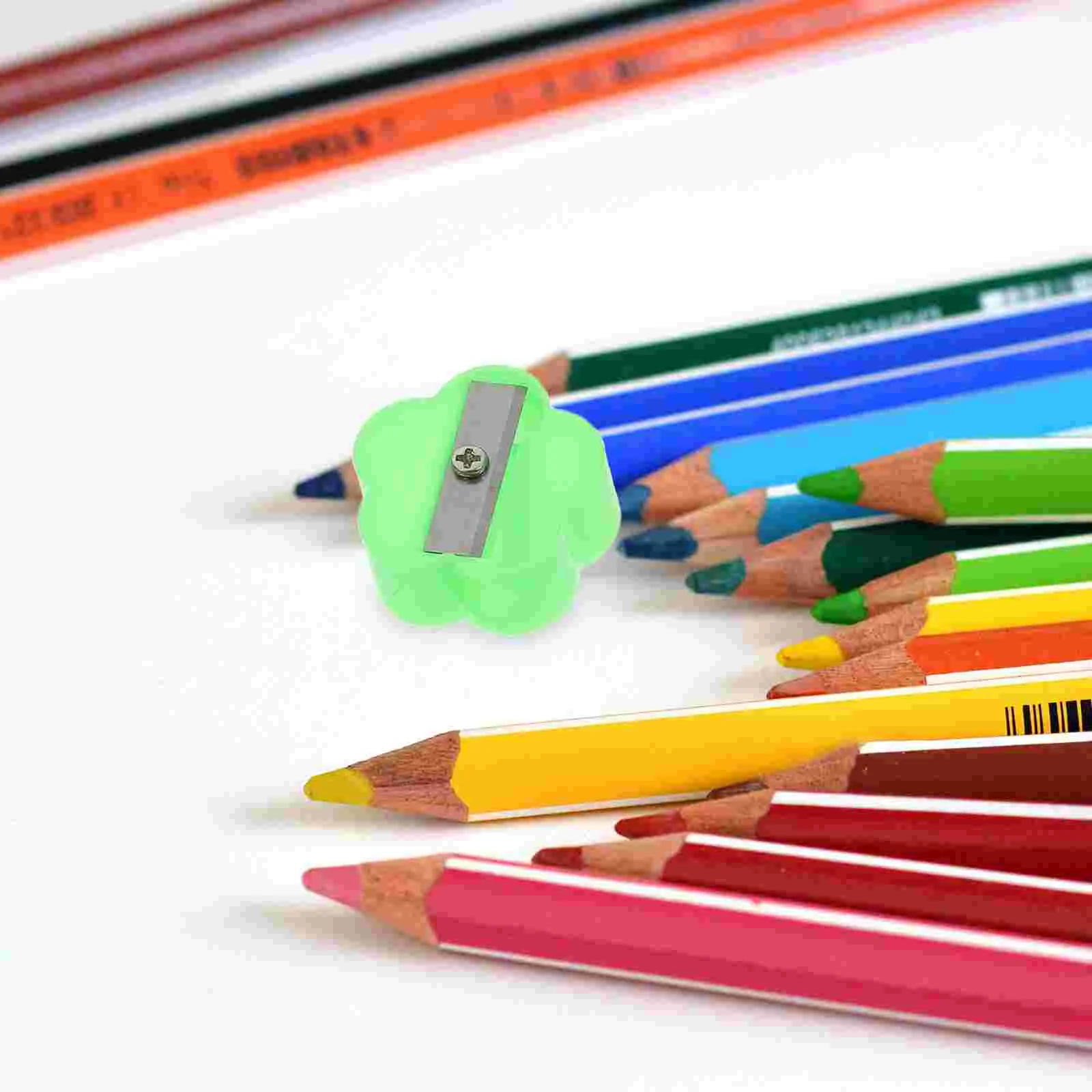 40 Pcs Color Pencils Mini Single Hole Sharpener Sharpeners for Kids Portable Small Tiny Child