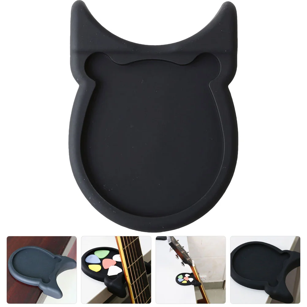 Guitar Workstation Neck Bracket Guitars Rest Support Pillow Black Environmentally Friendly Silicone