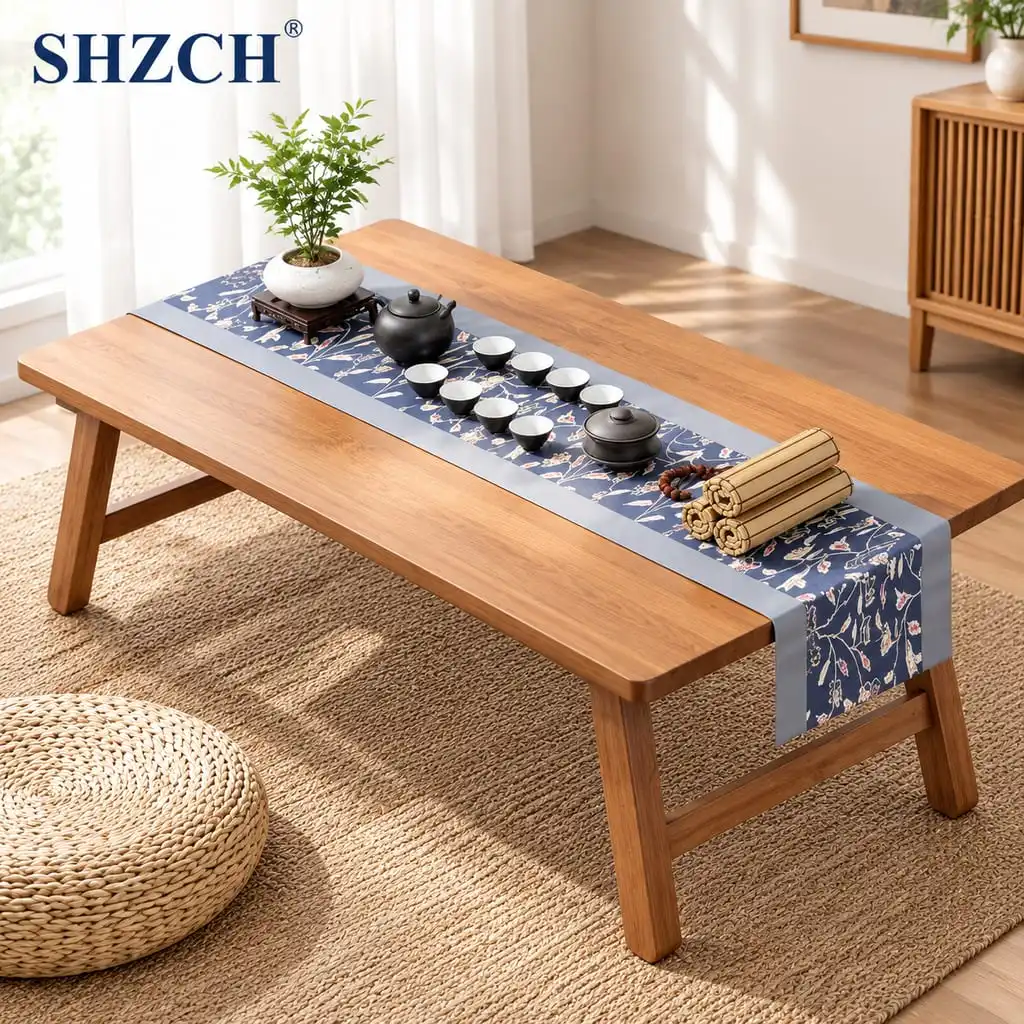 Japanese Style Tatami, Bay Window, Low Table, Tea Making, Study Table, Rectangular Balcony, Foldable Kang Table